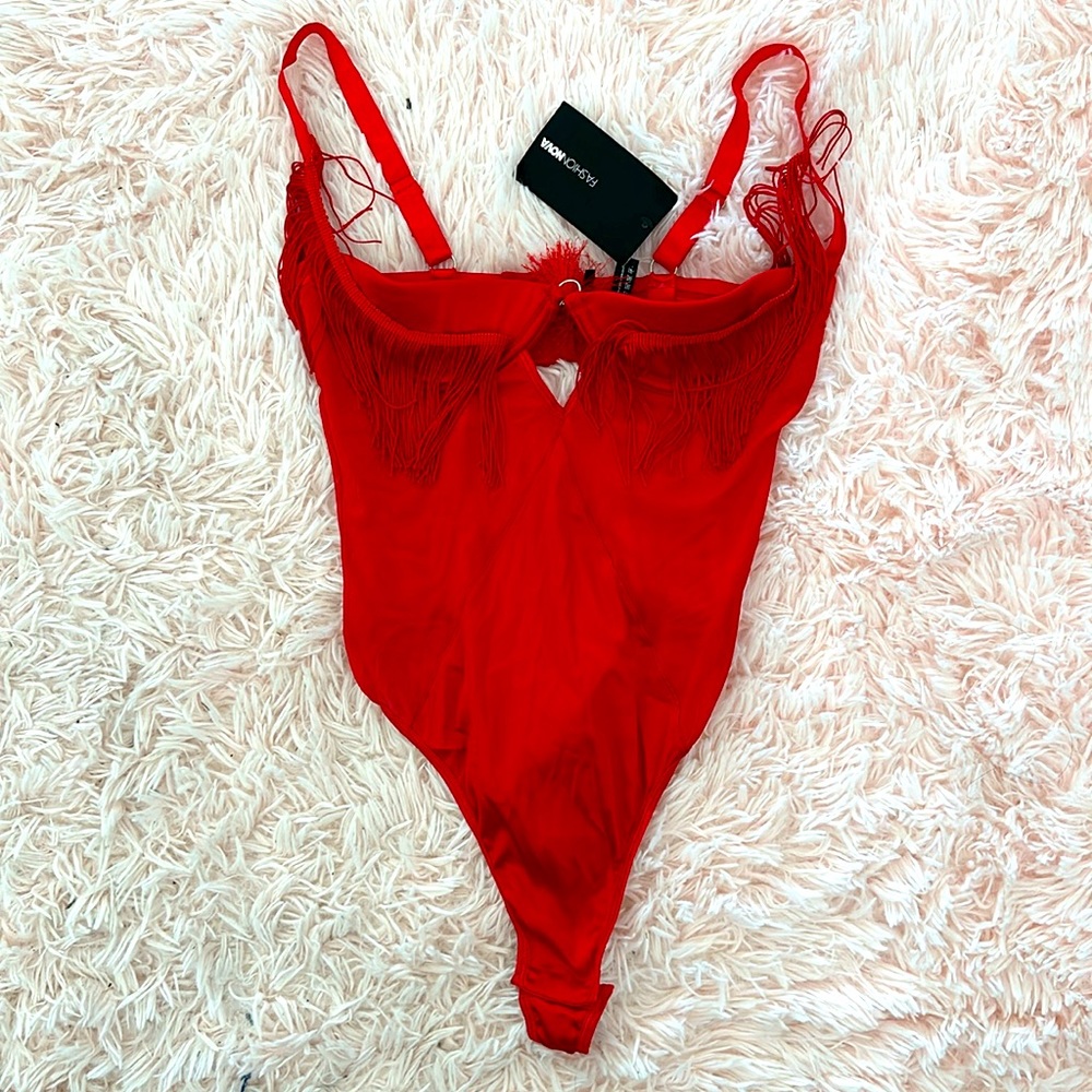 Red Fringe Teddy
